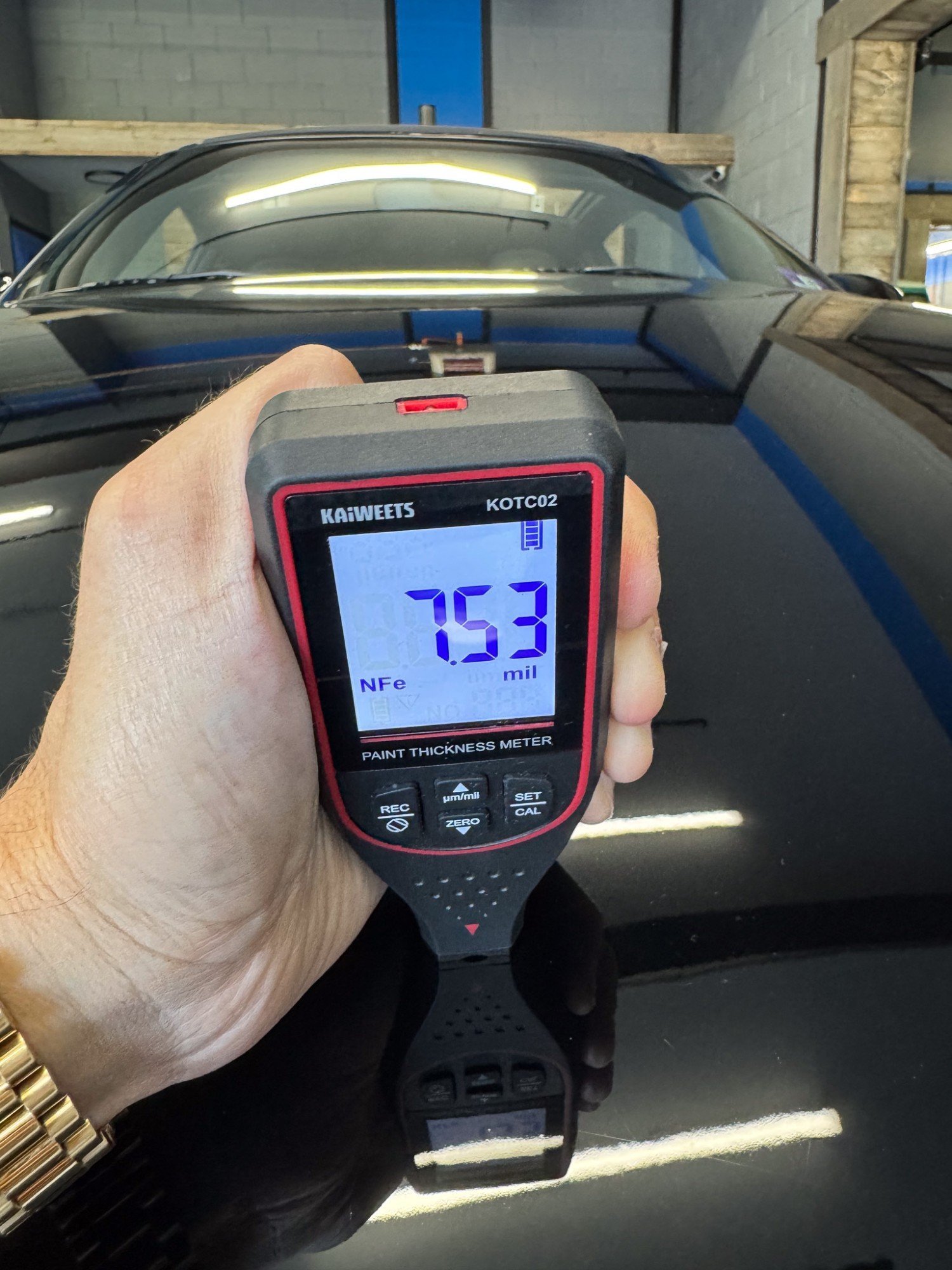 2007 Porsche 911 Targa 4S in Black, paint meter photo 12