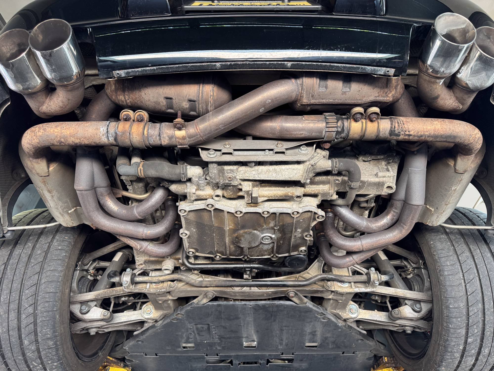 2007 Porsche 911 Targa 4S in Black, undercarriage photo 10