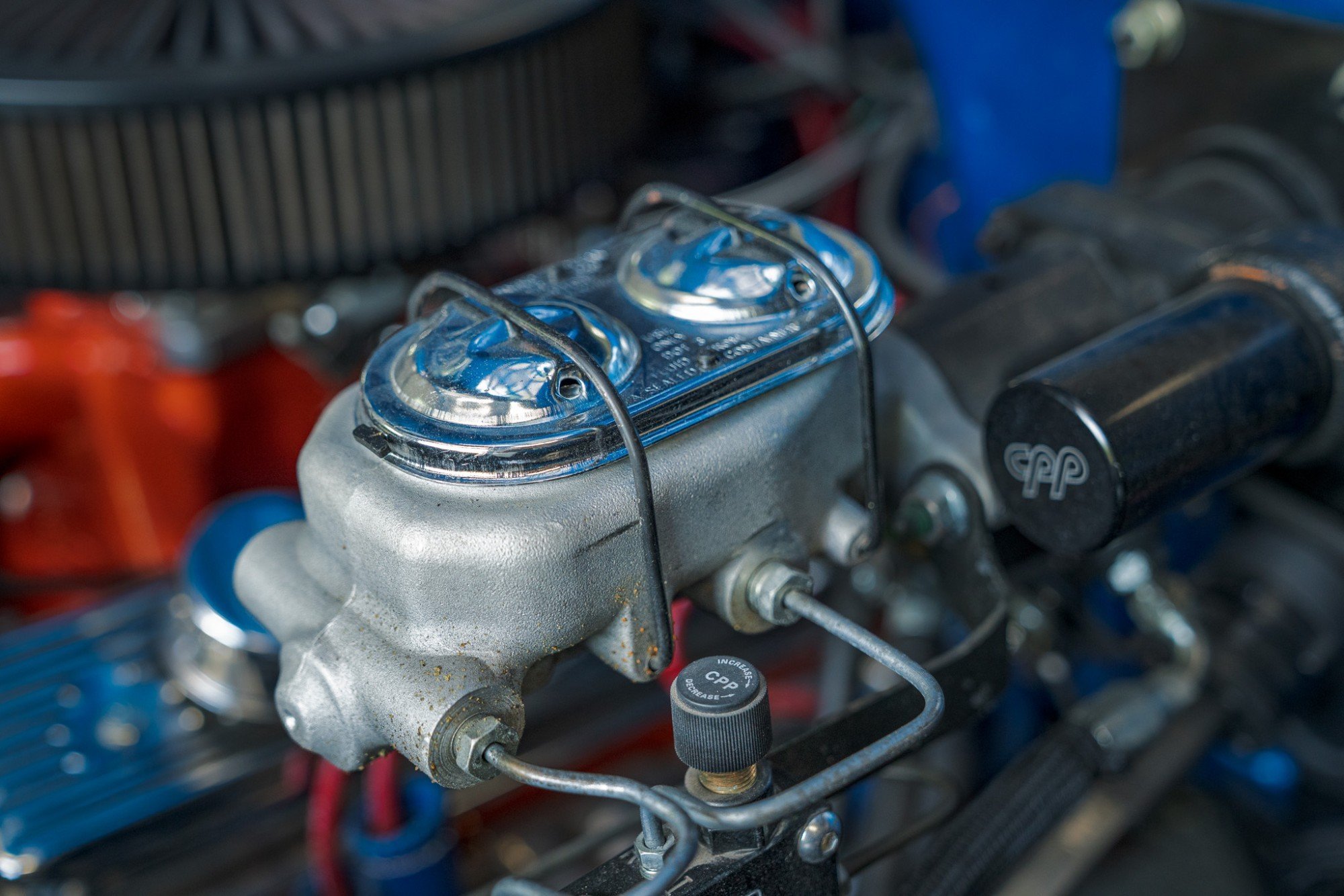 1972 Chevrolet Blazer CST in Blue, engine photo 10