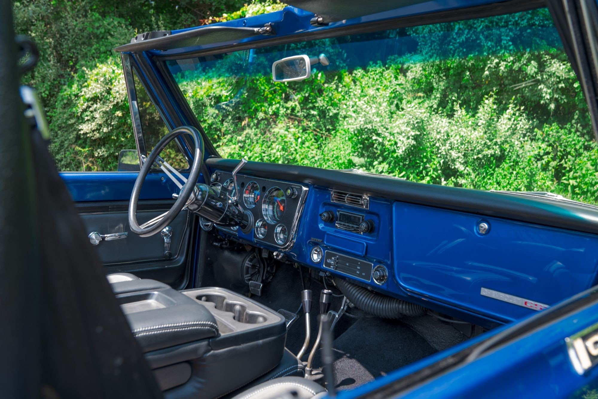 1972 Chevrolet Blazer CST in Blue, interior photo 3