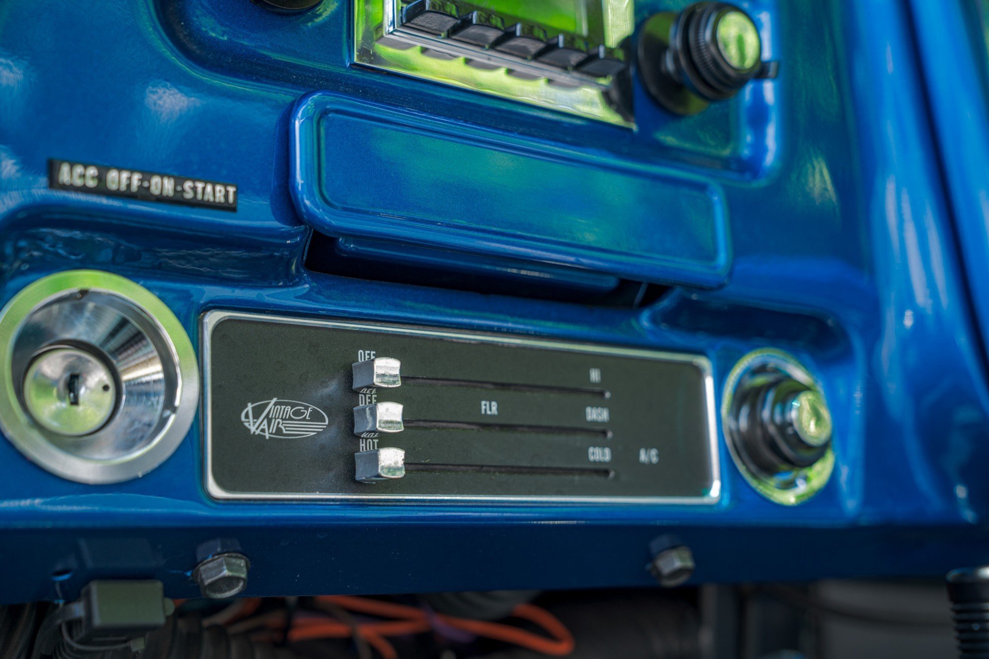 1972 Chevrolet Blazer CST in Blue, interior photo 11