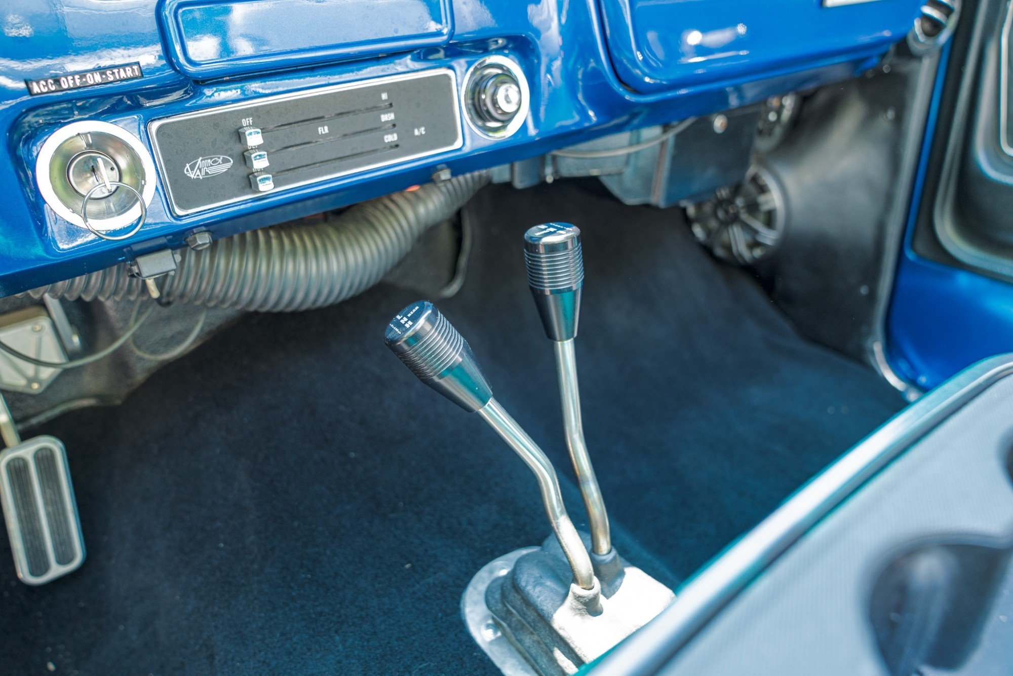 1972 Chevrolet Blazer CST in Blue, interior photo 12