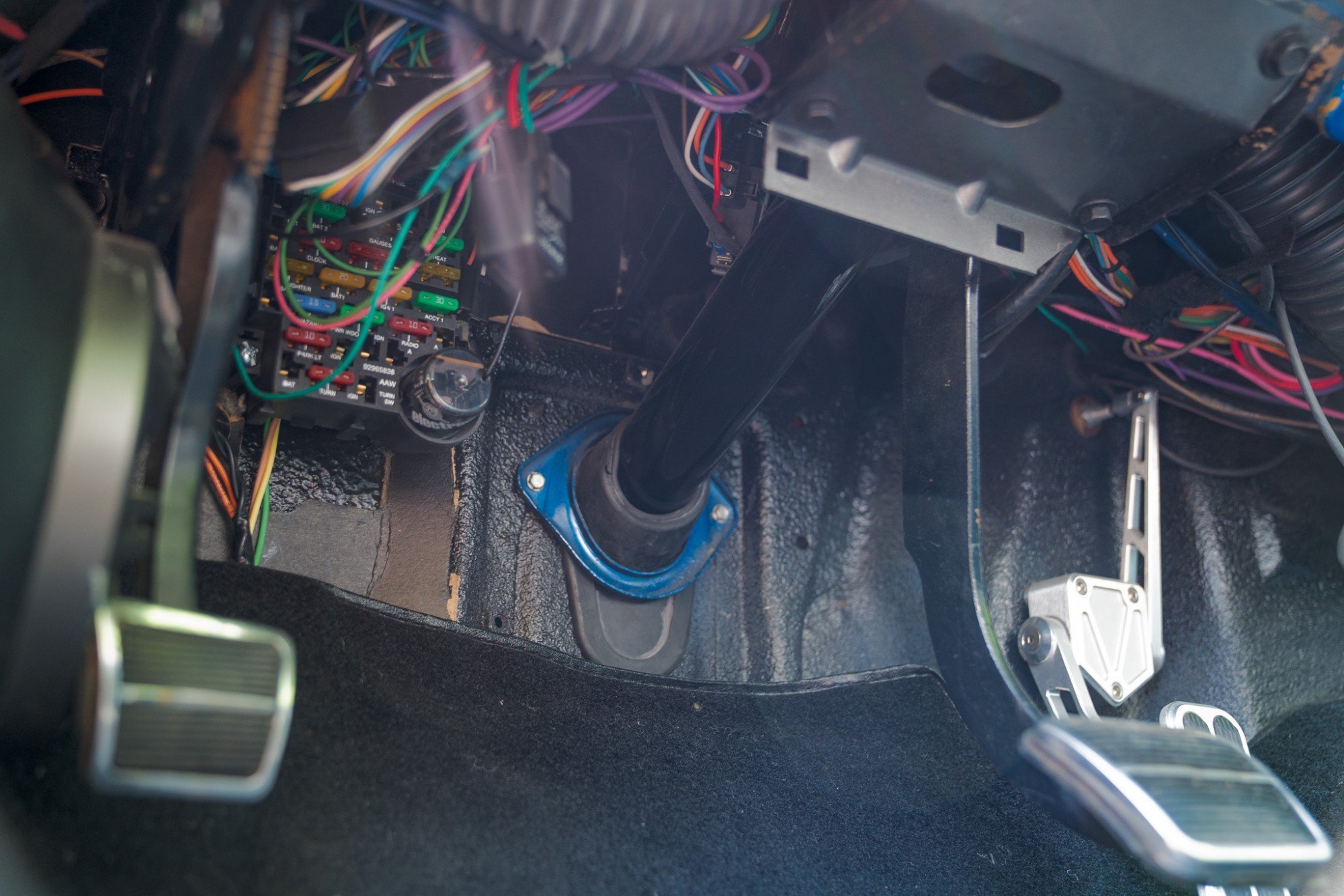 1972 Chevrolet Blazer CST in Blue, interior photo 13