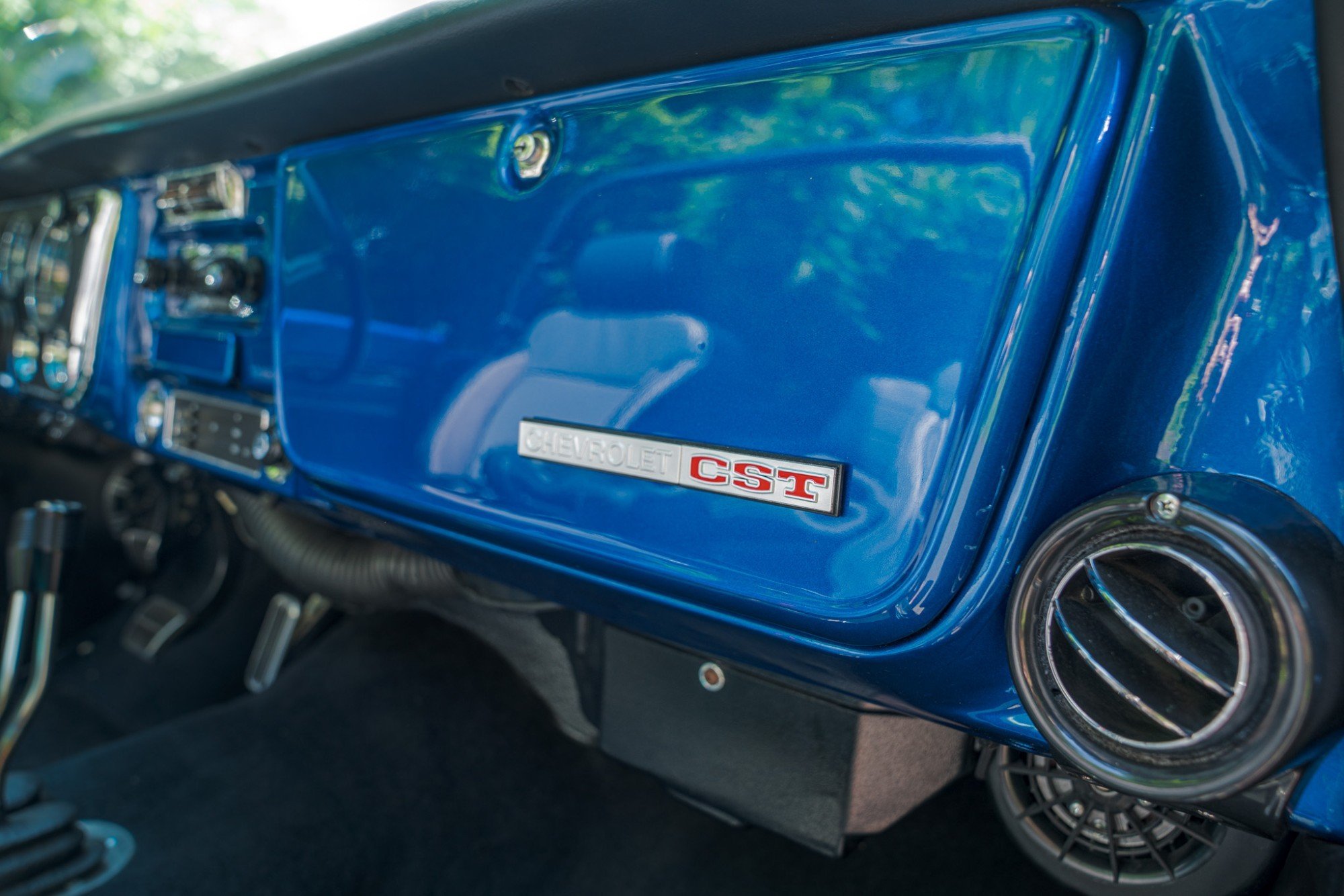 1972 Chevrolet Blazer CST in Blue, interior photo 19