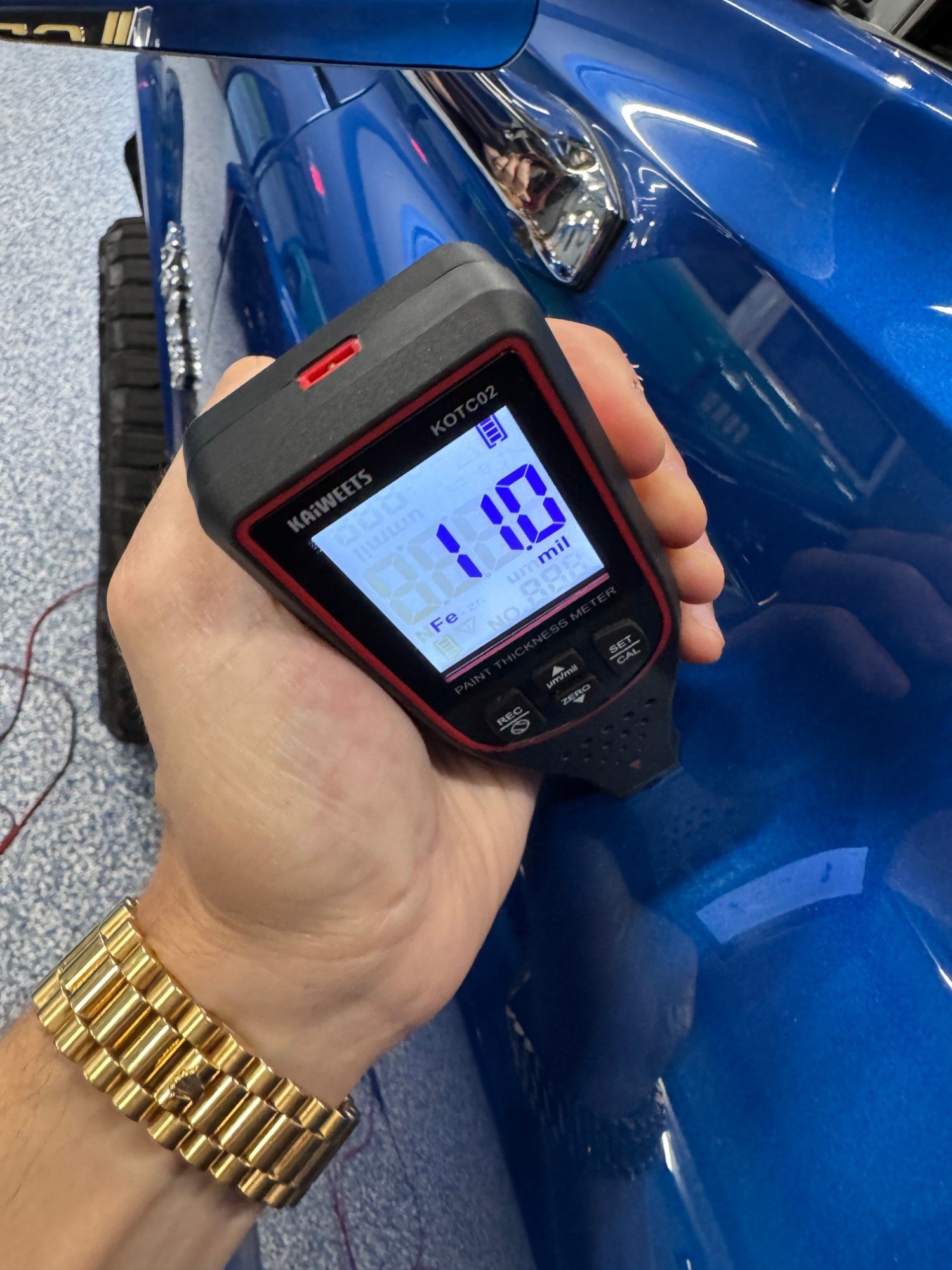 1972 Chevrolet Blazer CST in Blue, paint meter cover photo