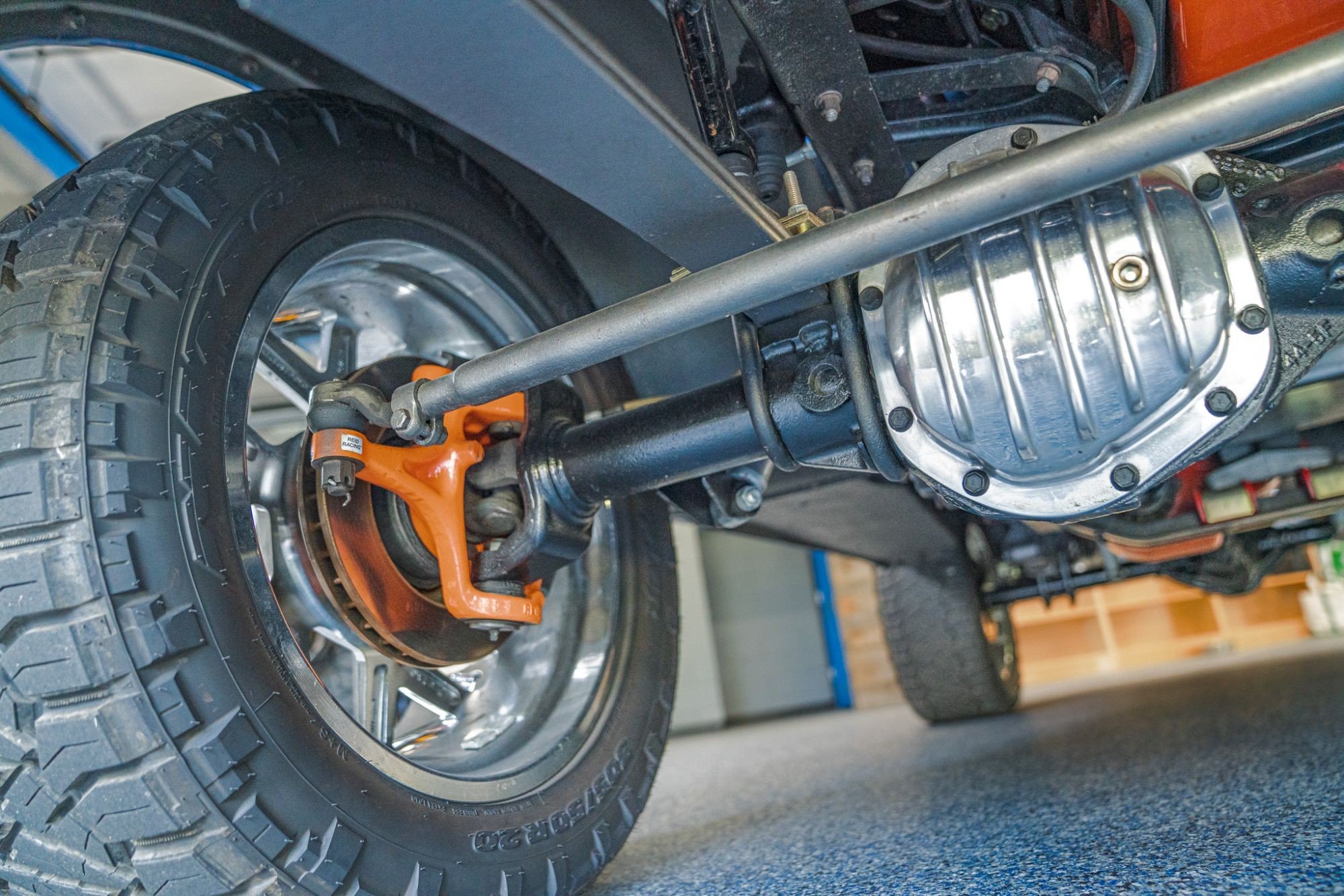 1972 Chevrolet Blazer CST in Blue, undercarriage photo 4