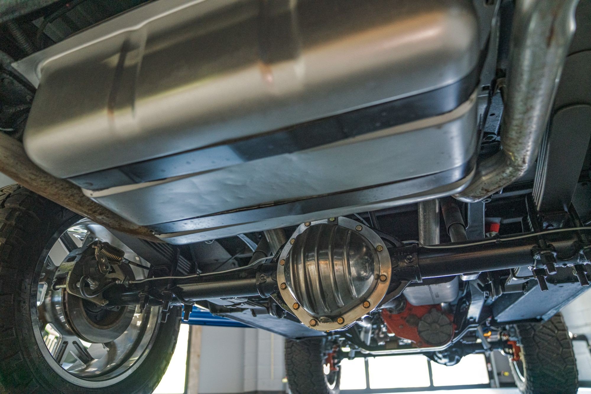 1972 Chevrolet Blazer CST in Blue, undercarriage photo 5