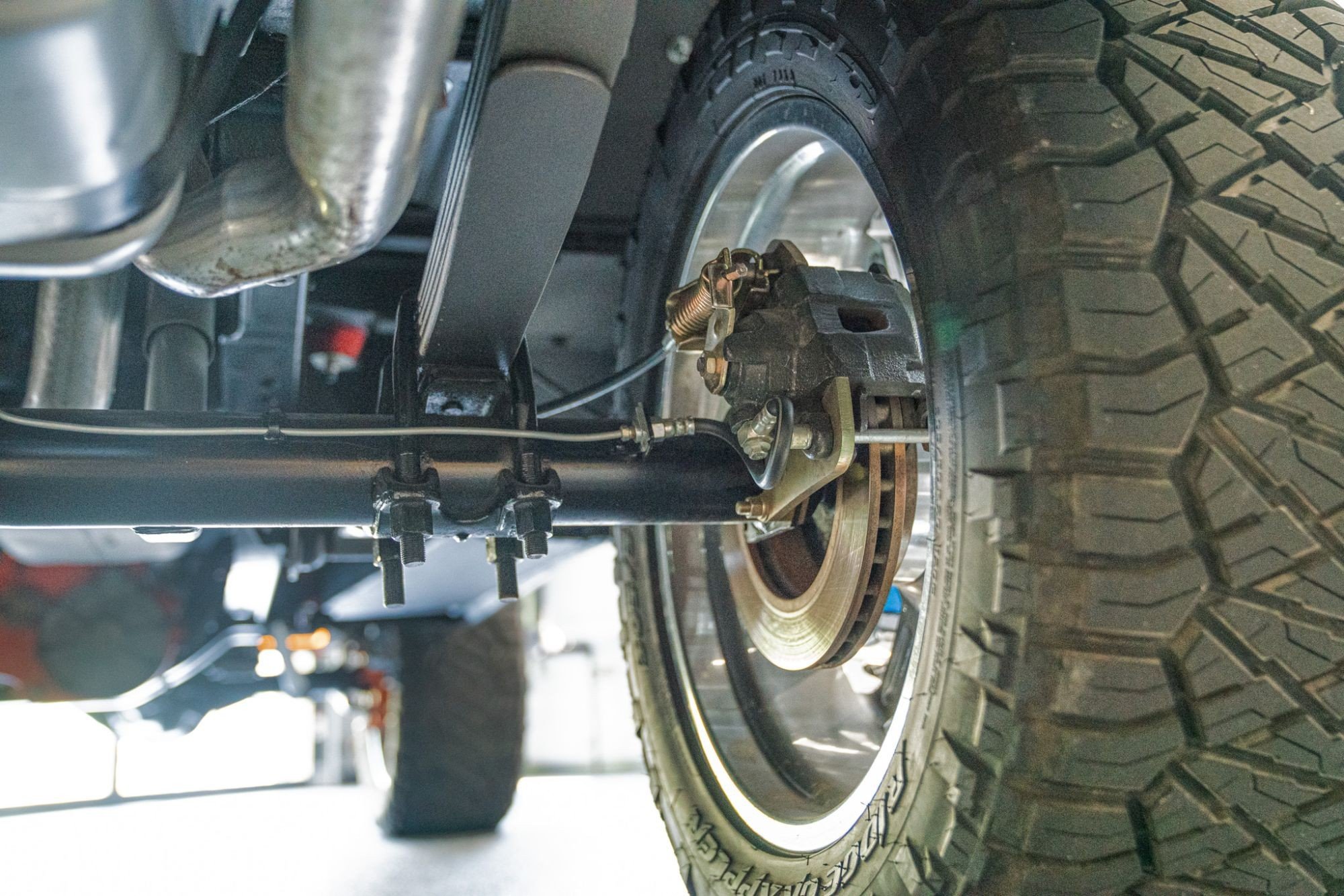 1972 Chevrolet Blazer CST in Blue, undercarriage photo 7