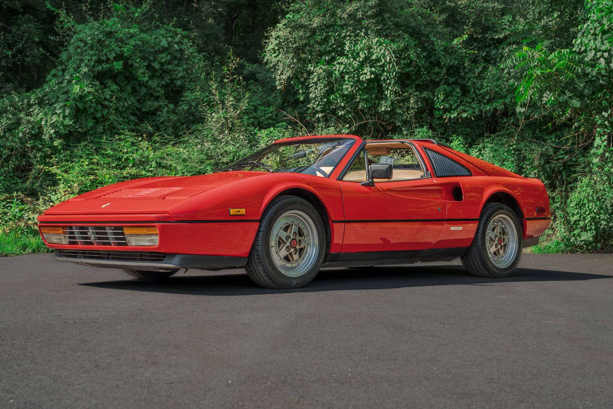 1986 Ferrari 328 GTS in Rosso Corsa, exterior photo 2
