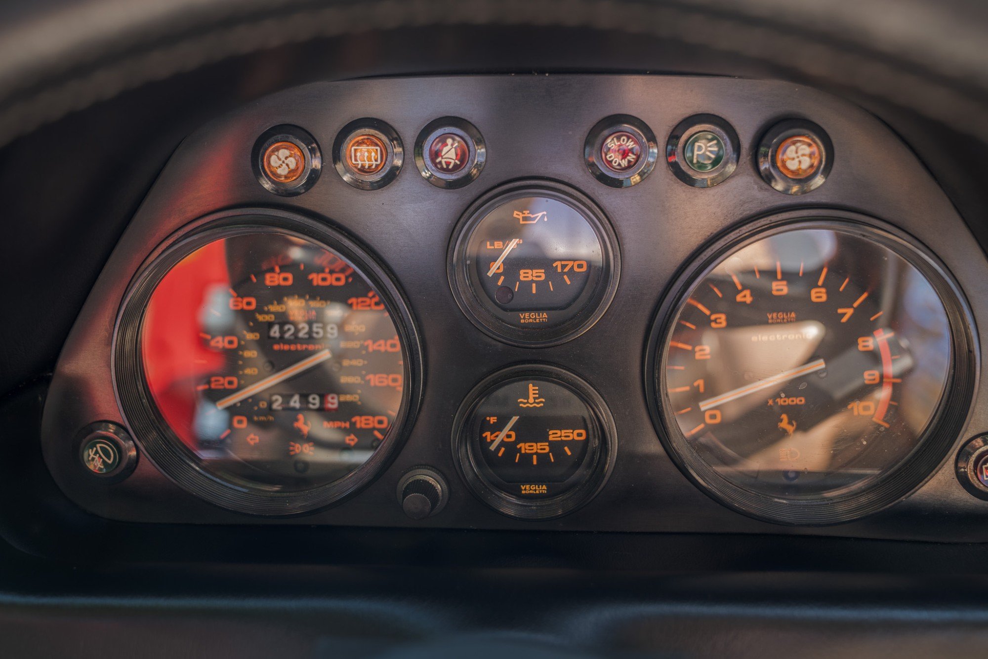 1986 Ferrari 328 GTS in Rosso Corsa, interior photo 9