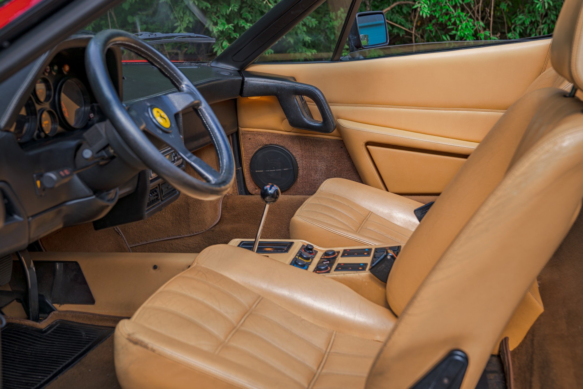1986 Ferrari 328 GTS in Rosso Corsa, interior photo 13