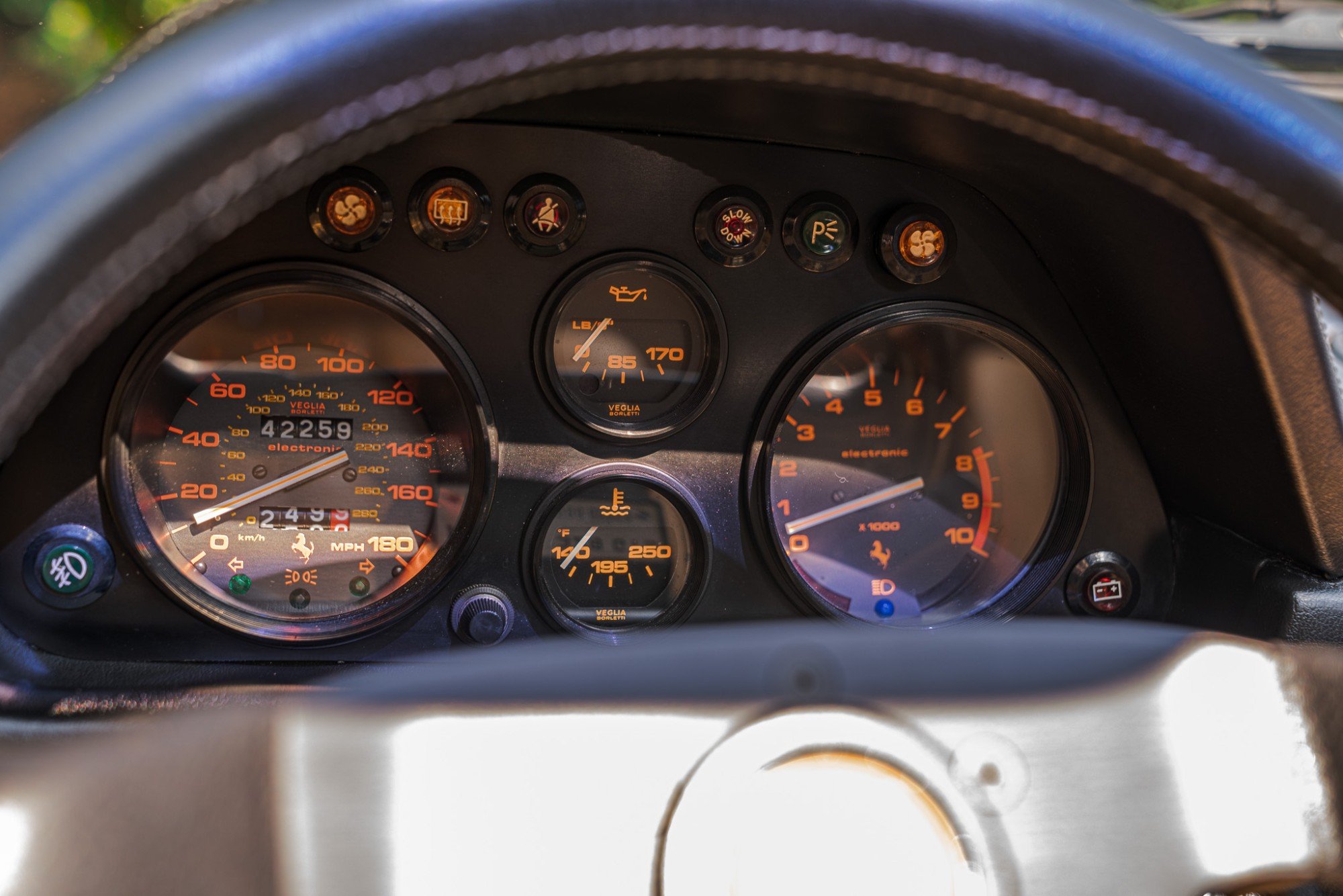 1986 Ferrari 328 GTS in Rosso Corsa, interior photo 15
