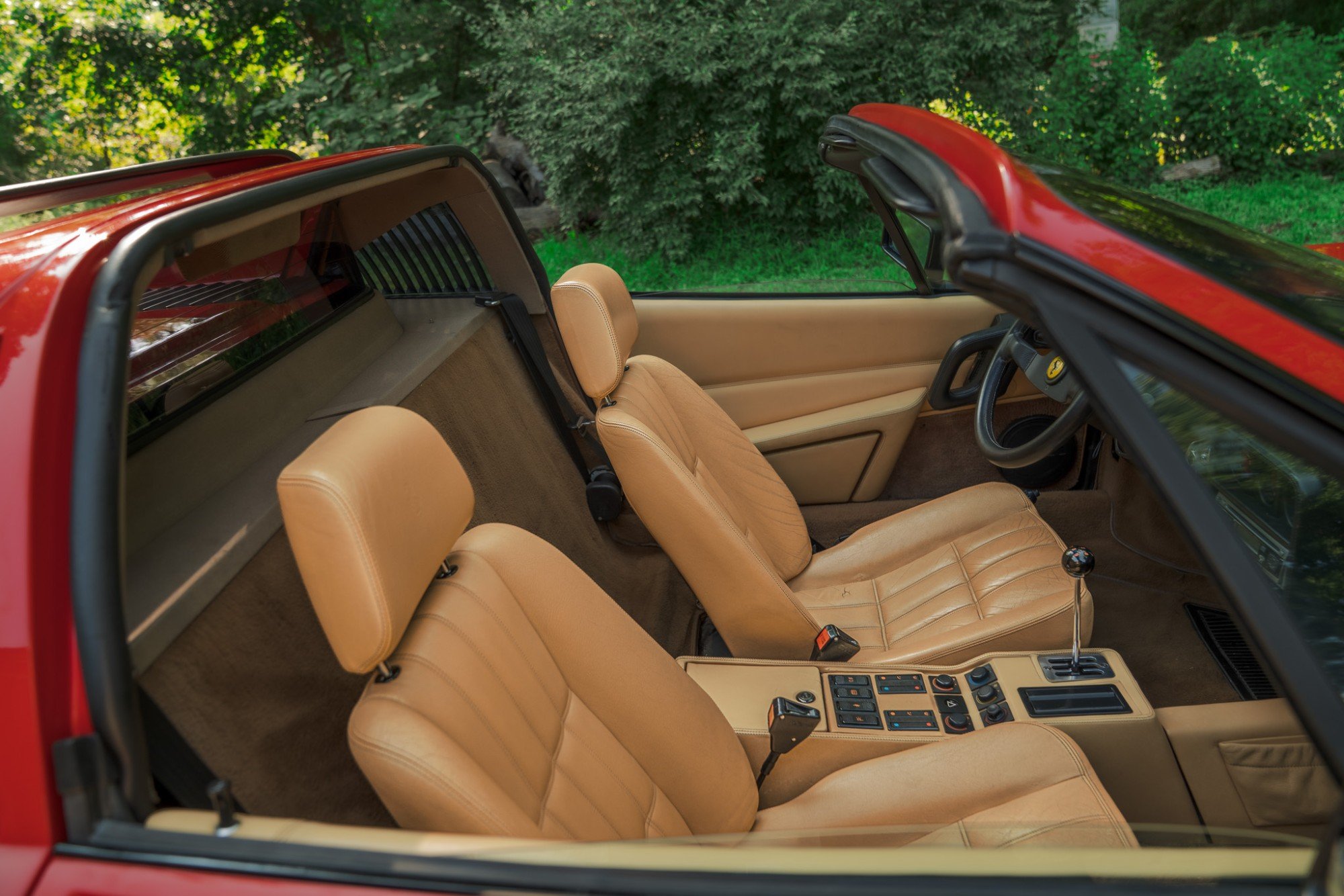 1986 Ferrari 328 GTS in Rosso Corsa, interior photo 17