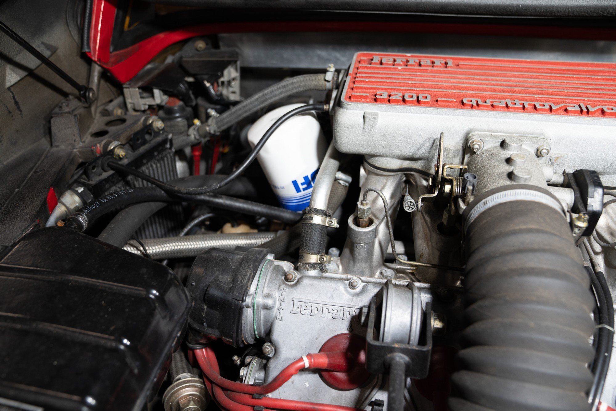 1986 Ferrari 328 GTS in Rosso Corsa, engine photo 3