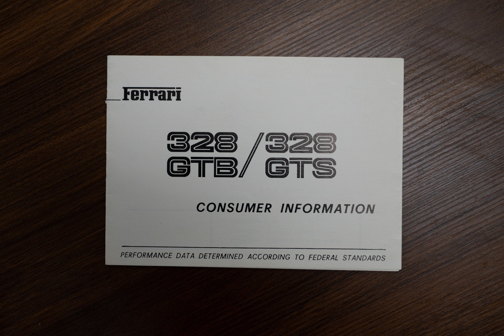 1986 Ferrari 328 GTS in Rosso Corsa, keys and books photo 9