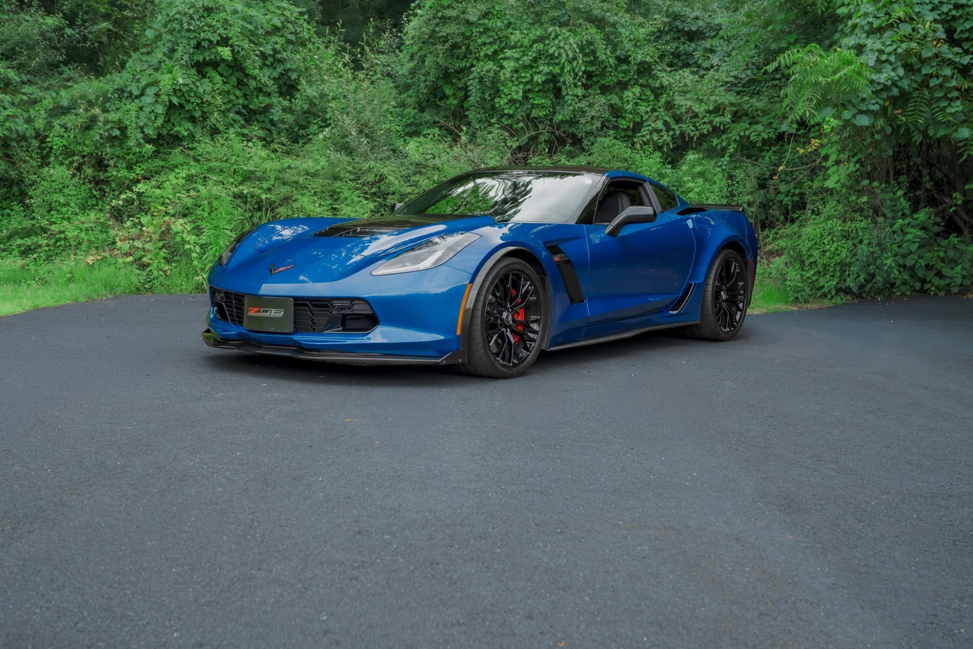 2016 Chevrolet Corvette Z06 in Laguna Blue Tintcoat, exterior photo 3