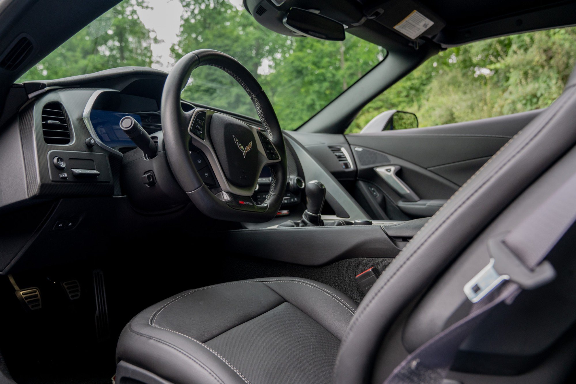 2016 Chevrolet Corvette Z06 in Laguna Blue Tintcoat, interior photo 3