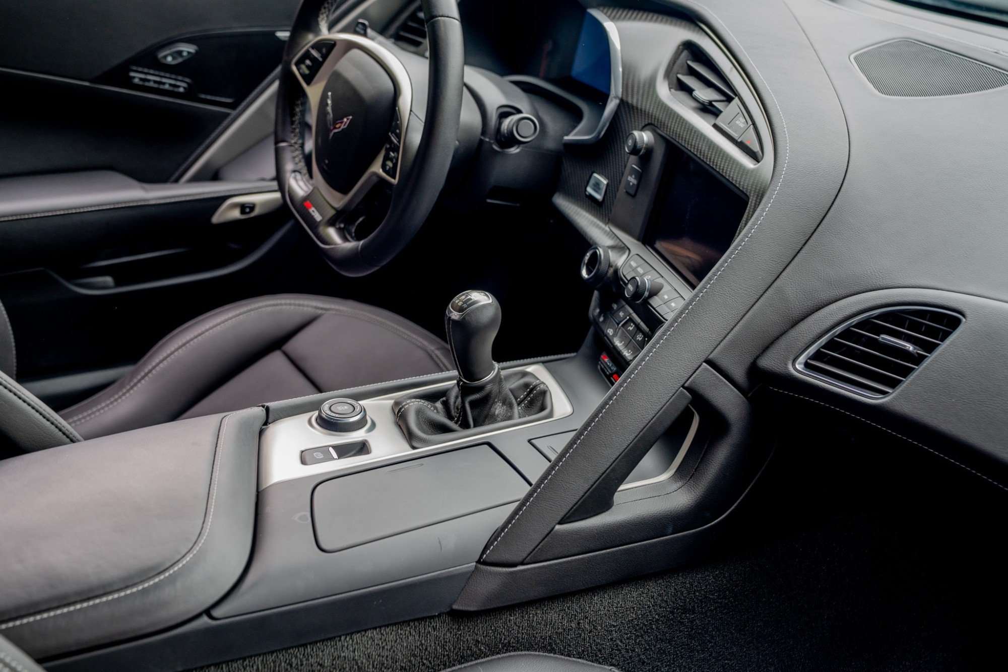 2016 Chevrolet Corvette Z06 in Laguna Blue Tintcoat, interior photo 6
