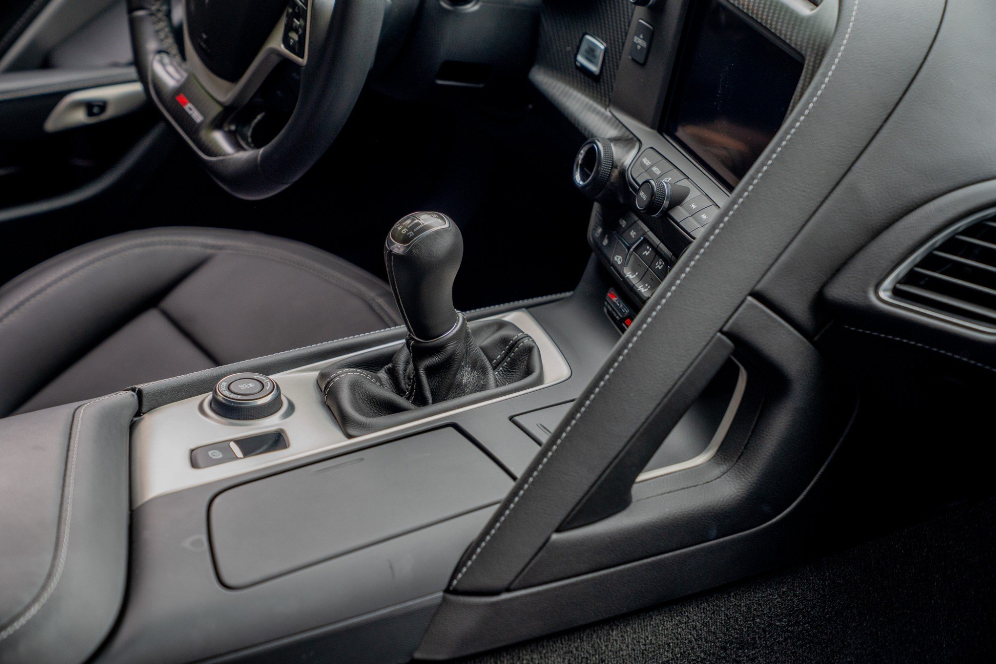 2016 Chevrolet Corvette Z06 in Laguna Blue Tintcoat, interior photo 7