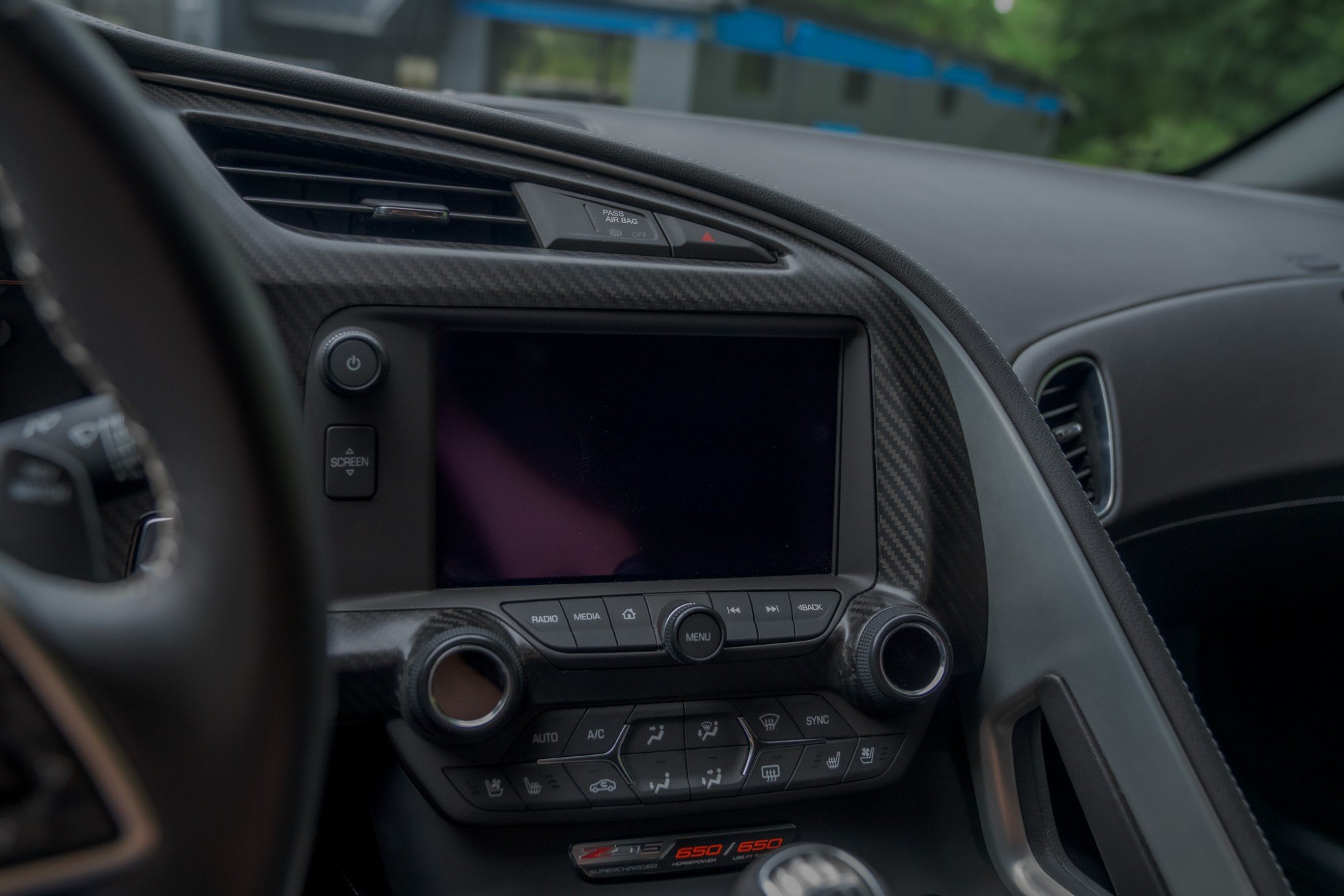 2016 Chevrolet Corvette Z06 in Laguna Blue Tintcoat, interior photo 8