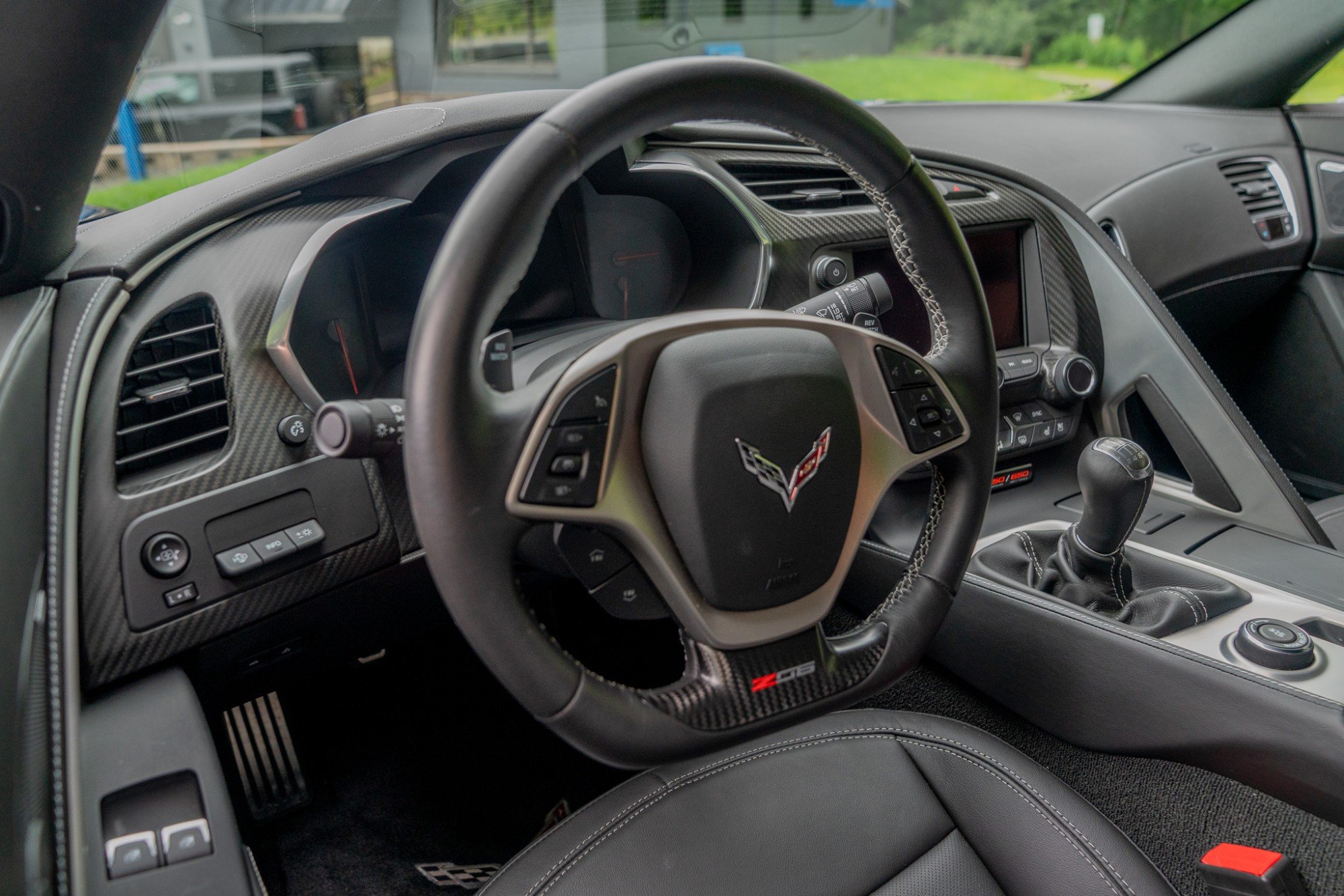 2016 Chevrolet Corvette Z06 in Laguna Blue Tintcoat, interior photo 9
