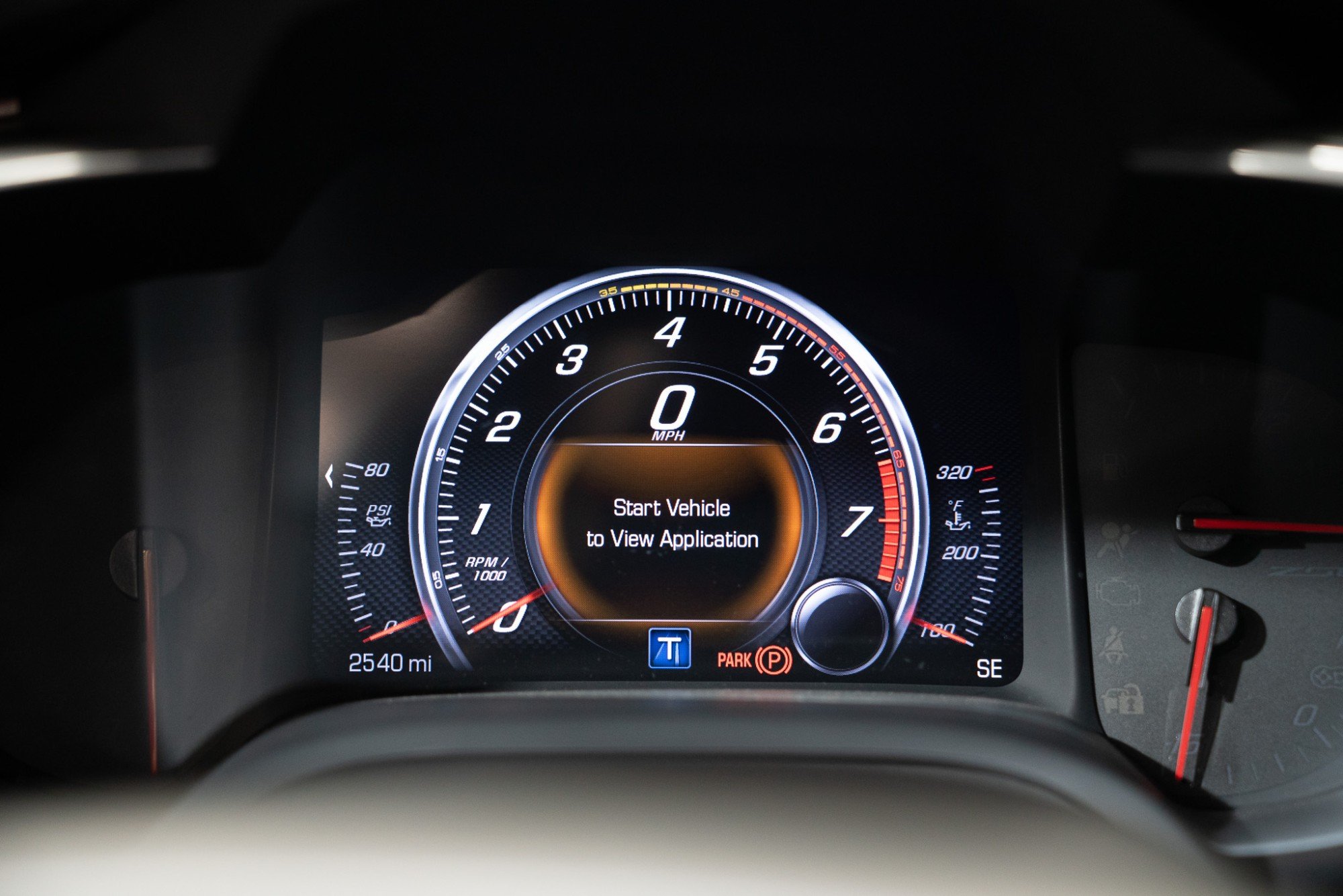 2016 Chevrolet Corvette Z06 in Laguna Blue Tintcoat, interior photo 10