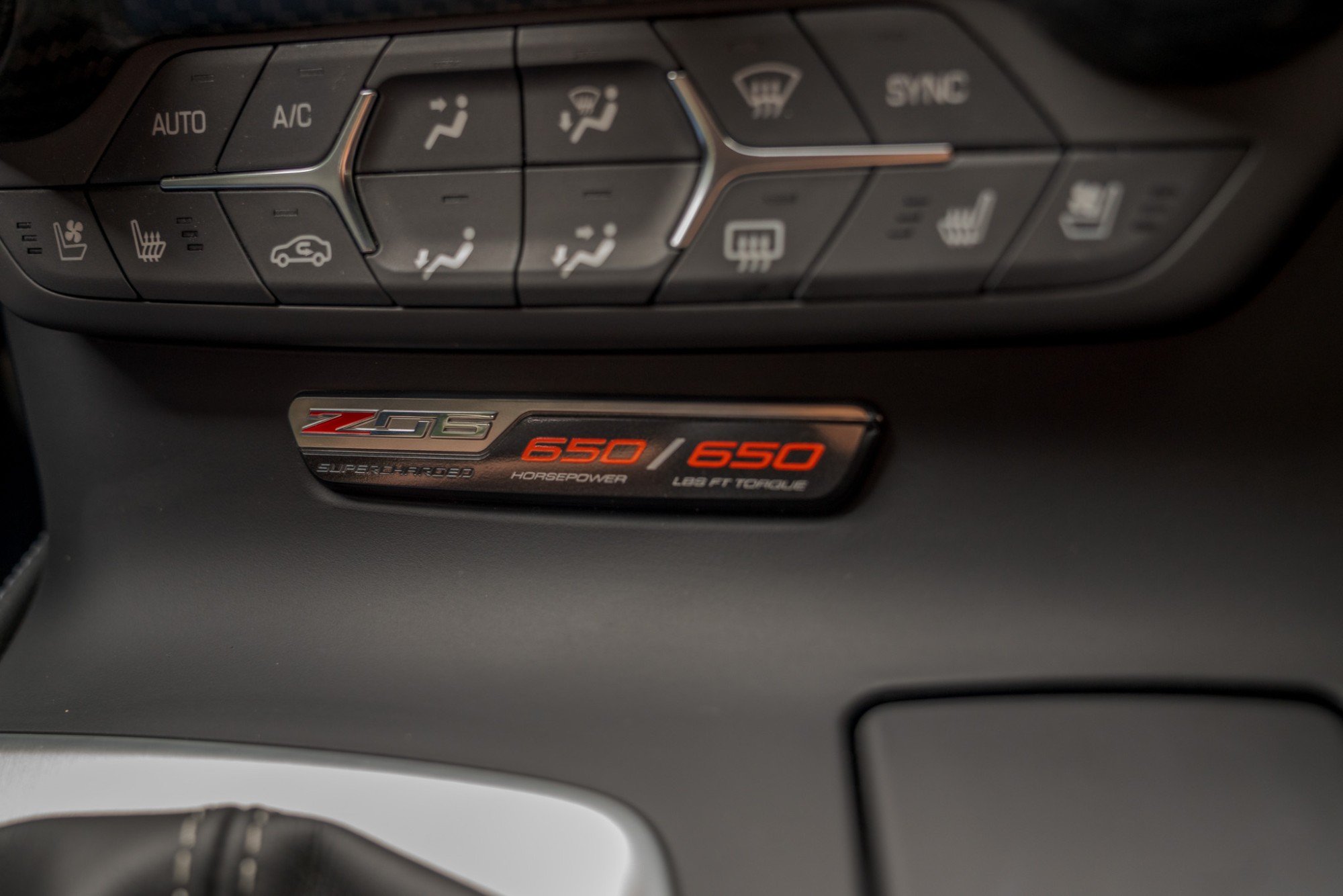 2016 Chevrolet Corvette Z06 in Laguna Blue Tintcoat, interior photo 18