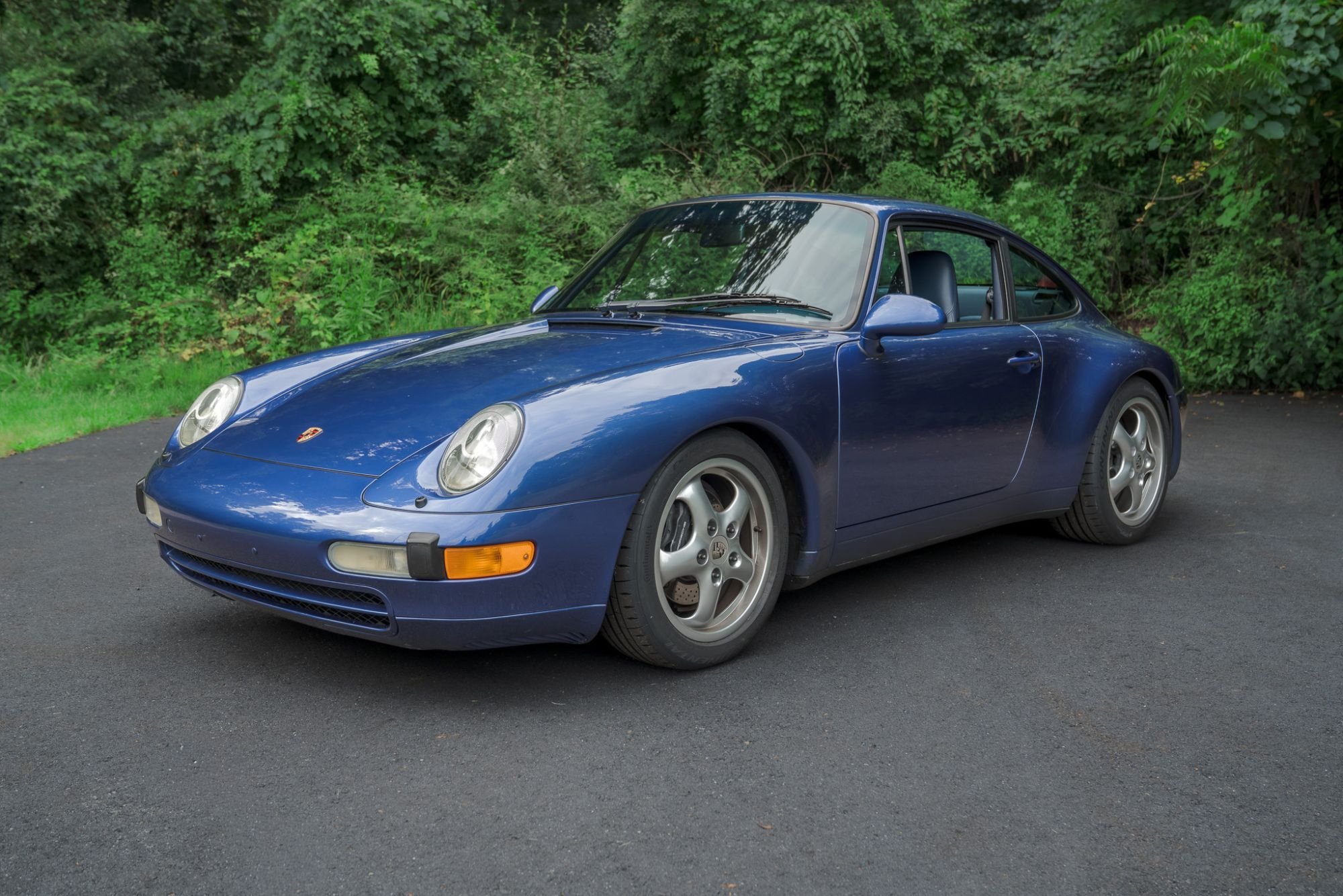 1997 Porsche 911 Carrera in Zenith Blue Metallic, exterior photo 1