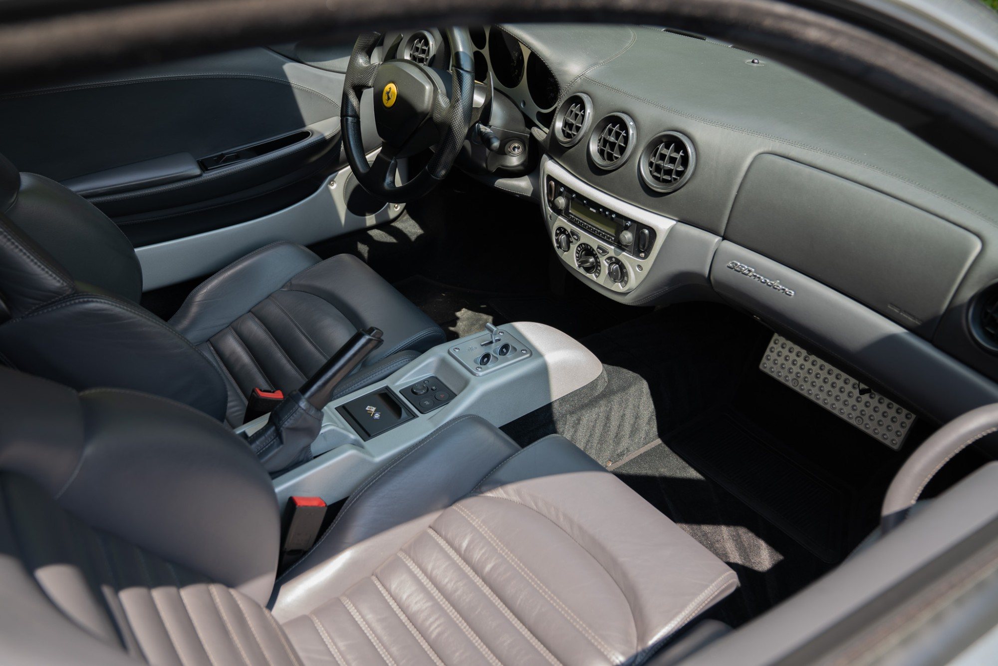 2000 Ferrari 360 Modena/Modena F1 in Grigio Titanio, interior cover photo