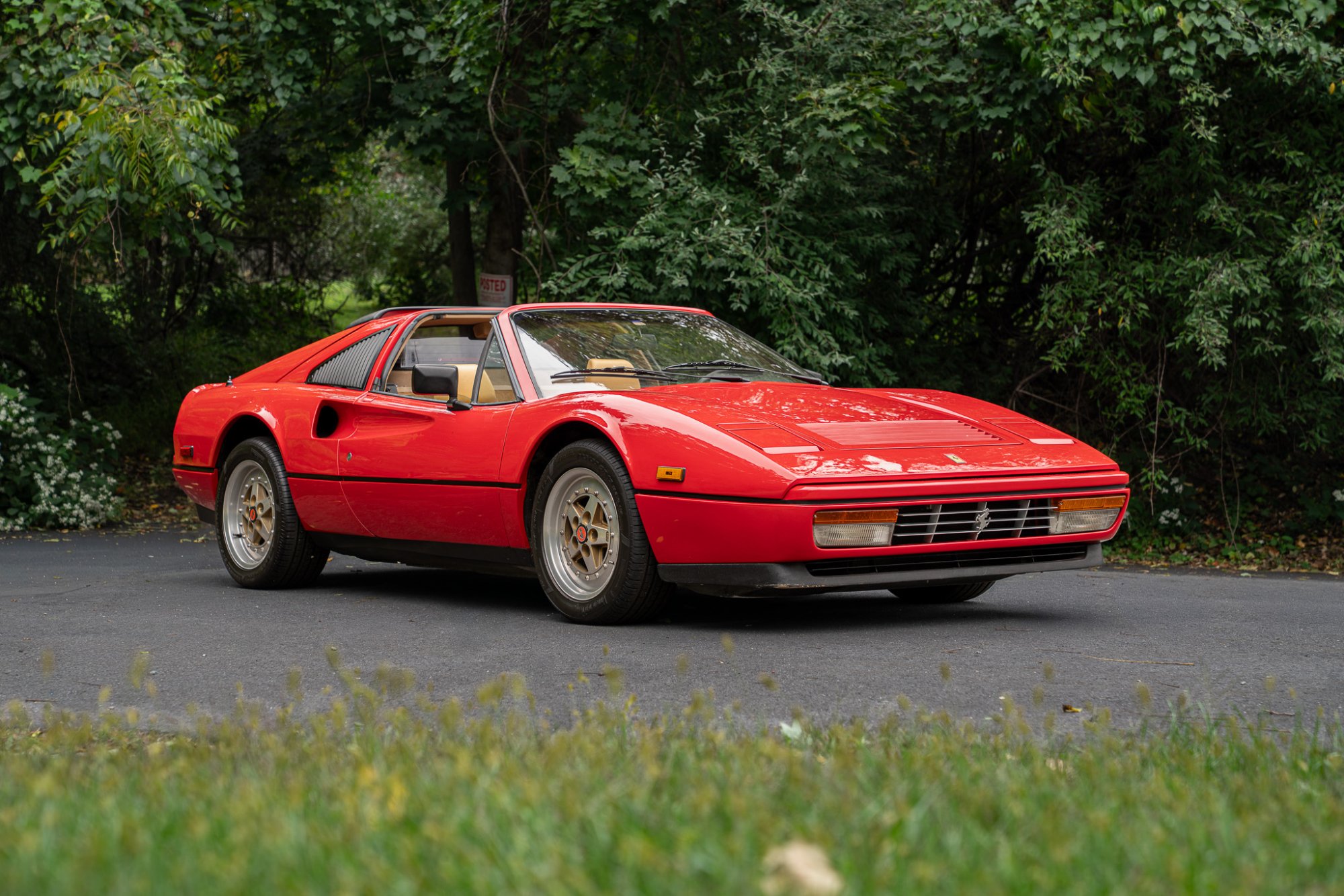 1986 Ferrari 328 GTS in Rosso Corsa, hero photo