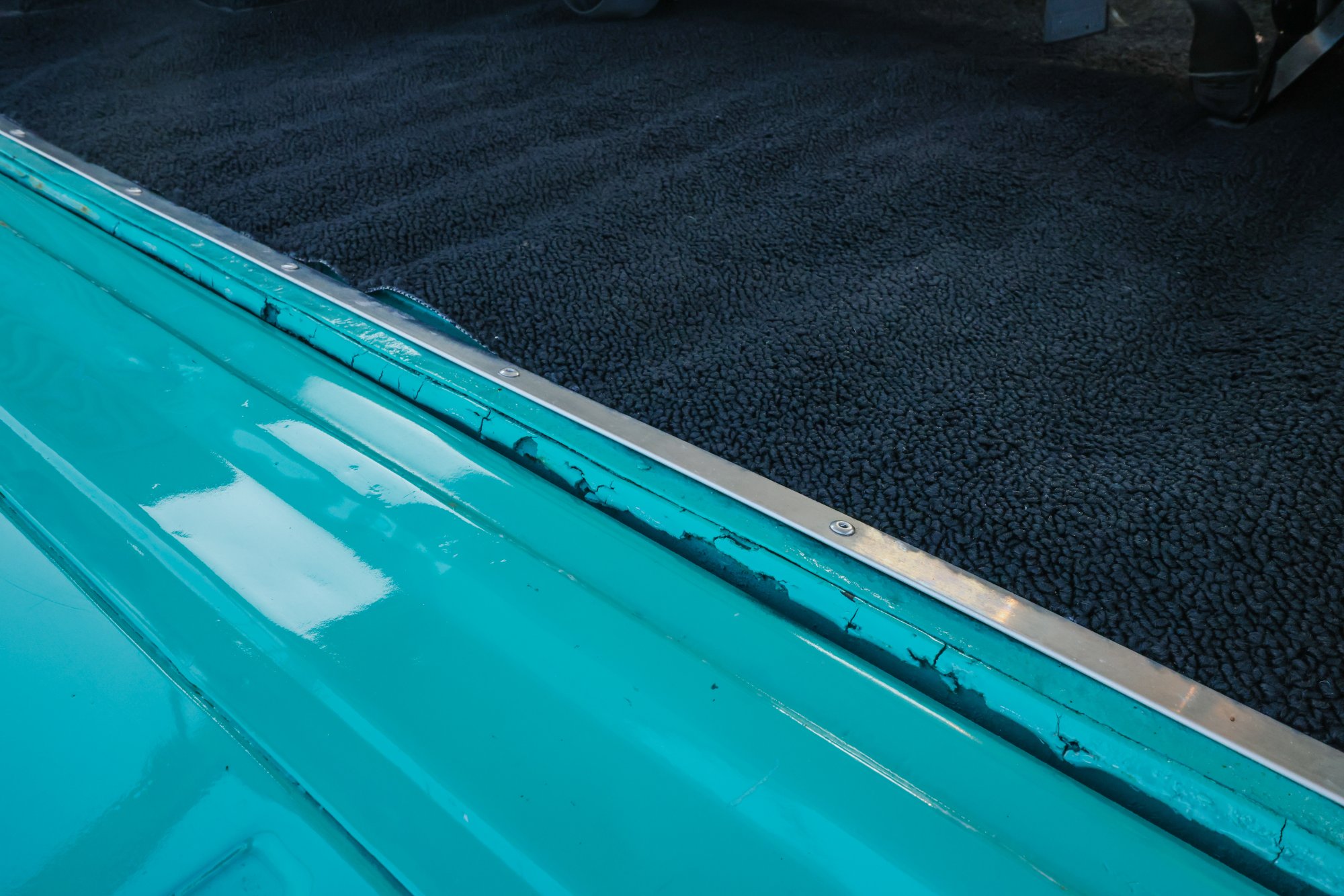 1967 Ford Bronco in Frost Turquoise Paint, detail photo 4