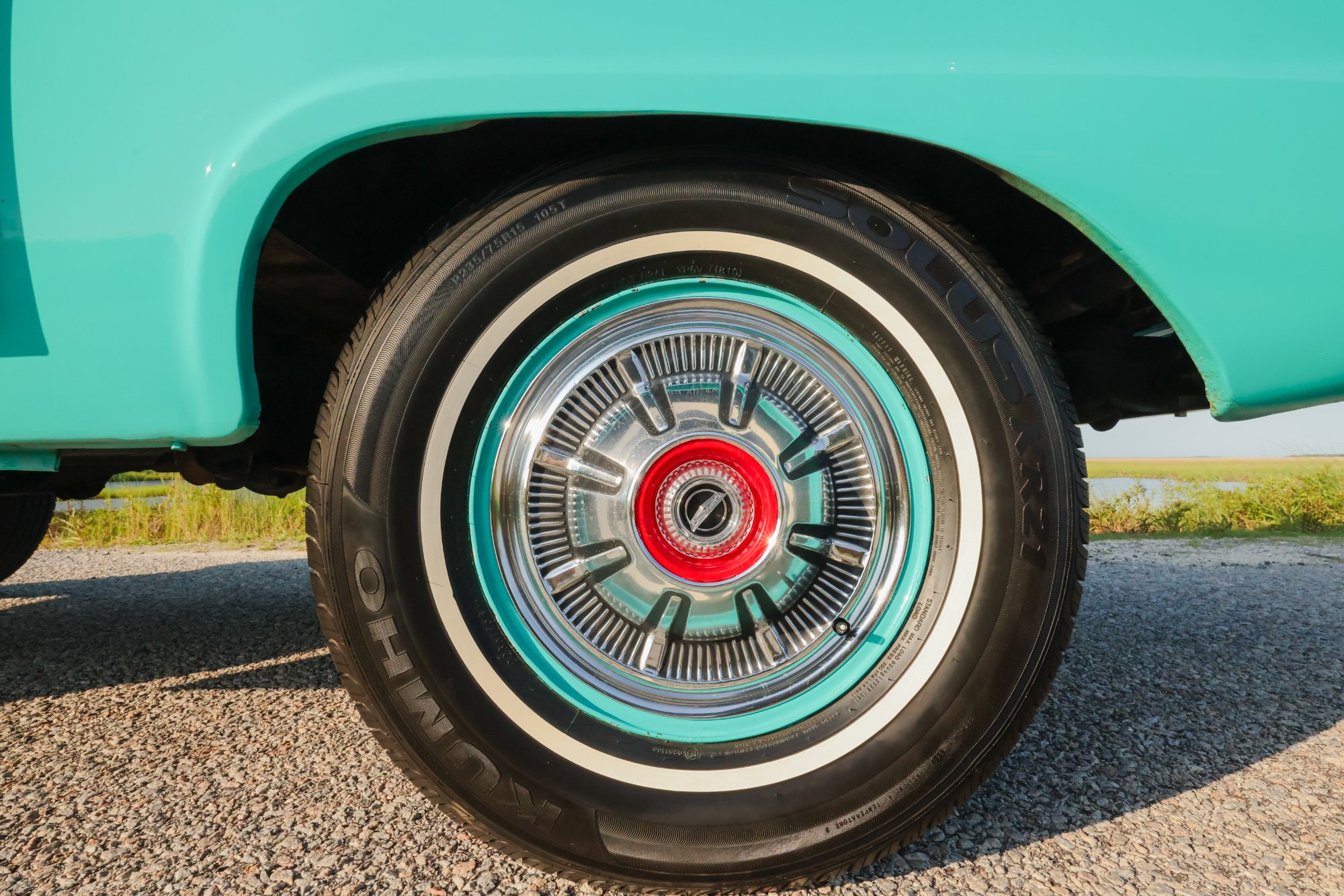1967 Ford Bronco in Frost Turquoise Paint, exterior photo 58