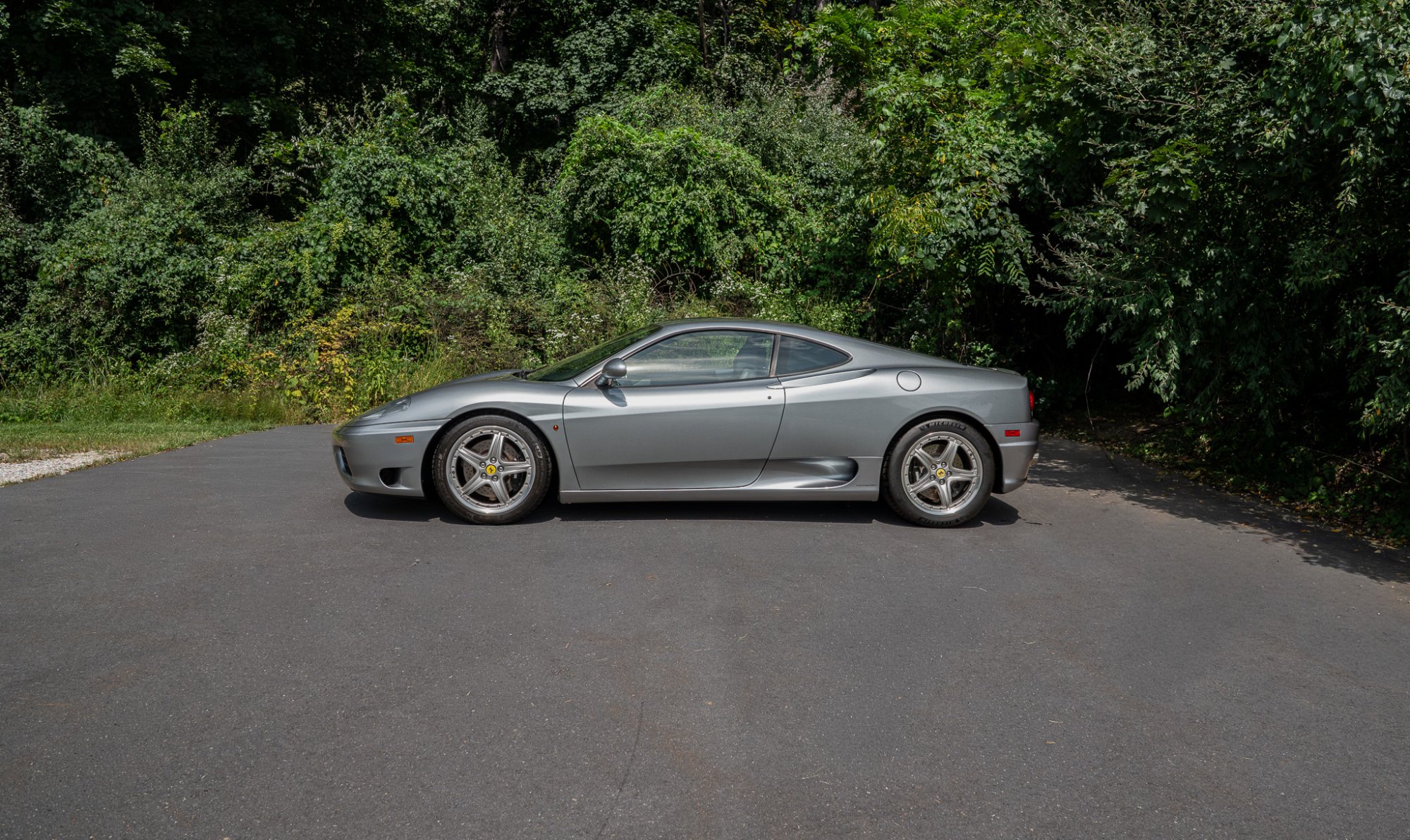 2000 Ferrari 360 Modena/Modena F1 in Grigio Titanio, exterior cover photo