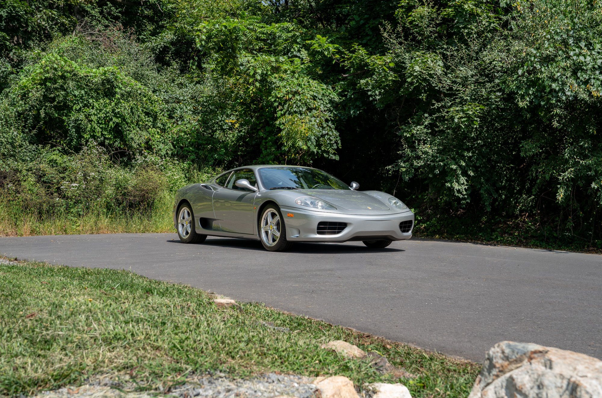 2000 Ferrari 360 Modena/Modena F1 in Grigio Titanio, hero photo