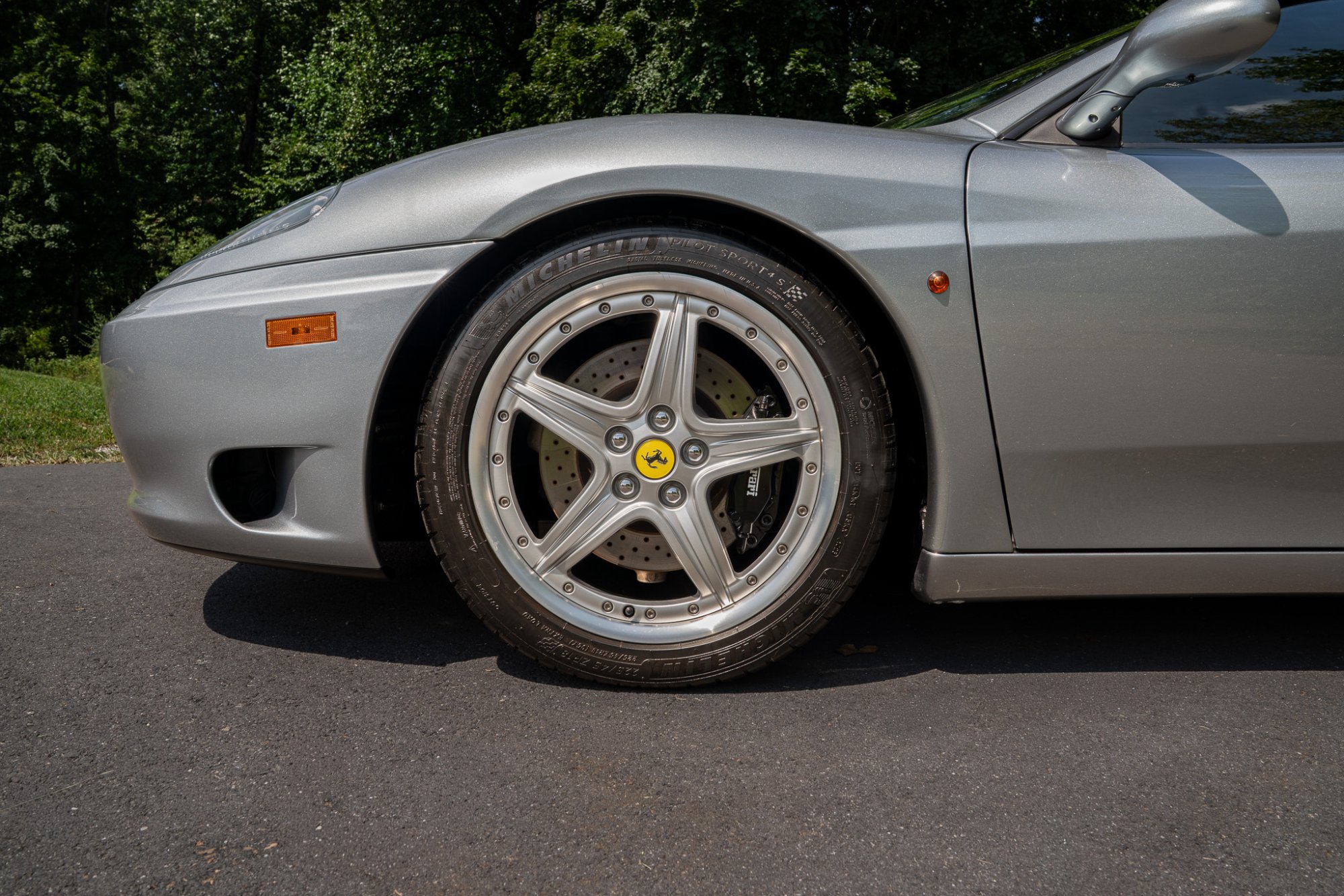 2000 Ferrari 360 Modena/Modena F1 in Grigio Titanio, exterior photo 42